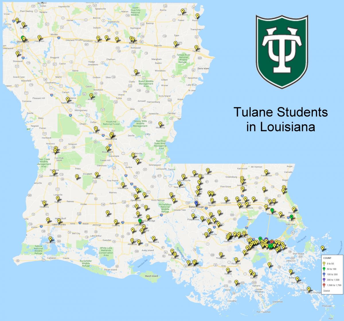 Tulane Students in Louisiana